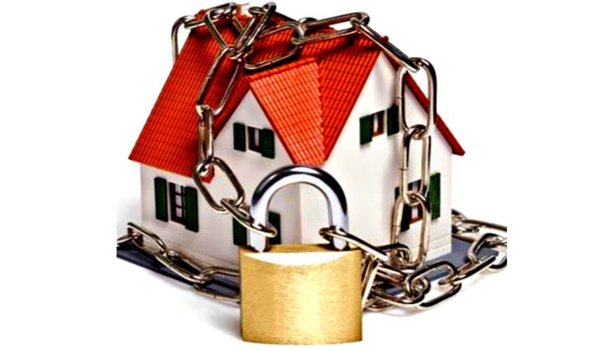 Symbolisch vergrendelde woning in de gemeente Gestel